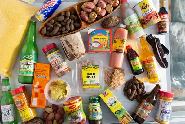 Frisdrank, sappen en snacks in de winkel