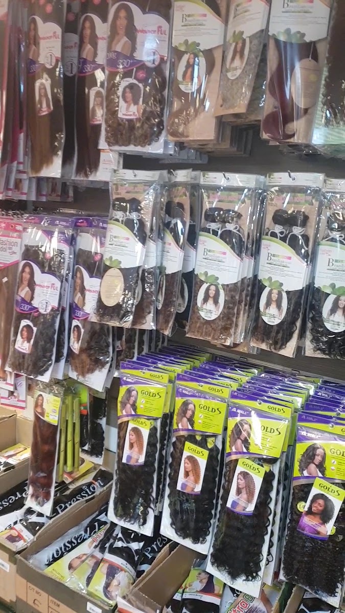 Haarproducten in de winkel